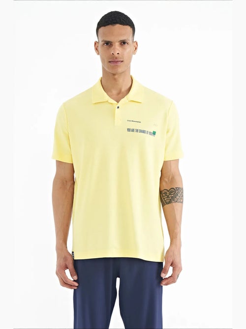 Polo cotone stampa testo tommy - Kiabi Polo cotone stampa testo tommy - Kiabi