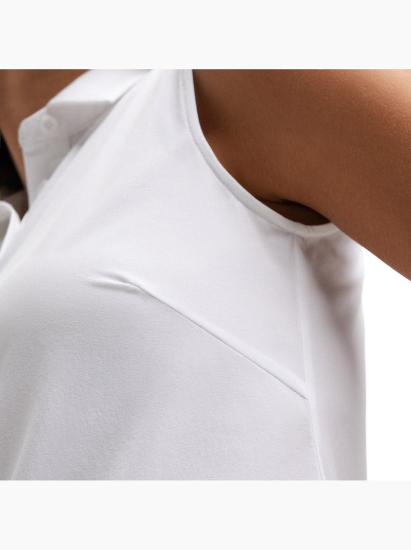 Polo da golf da donna alte performance golf donna llorea Bianco - Kiabi