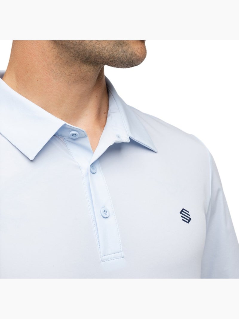 Polo da golf da uomo alte performance golf uomo birkdale Blu - Kiabi