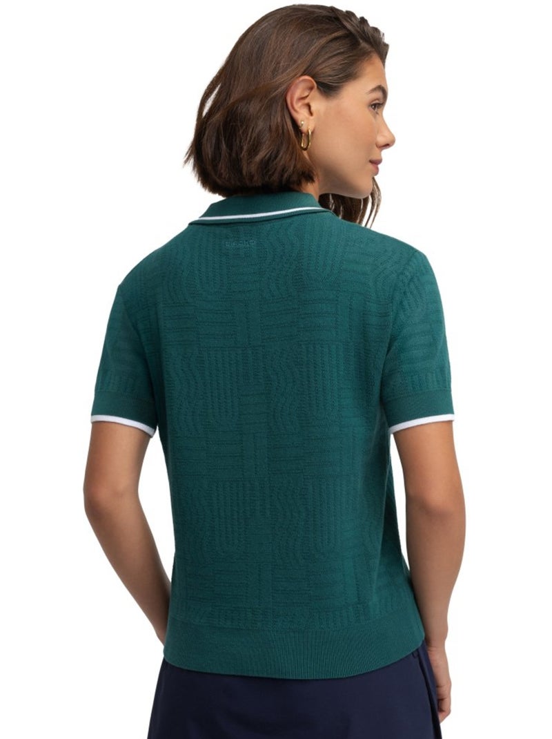 Polo da golf in maglia da donna golf donna hazard teal Verde - Kiabi
