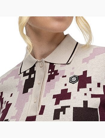 Polo da golf in maglia da donna golf donna hazard-w