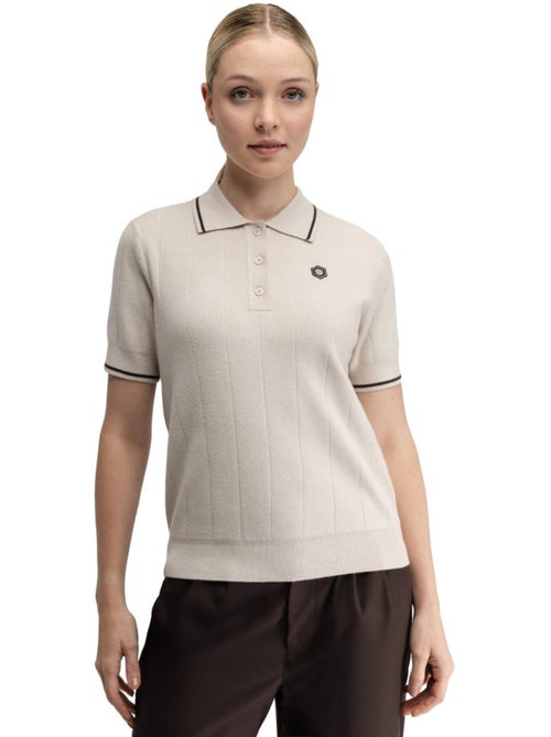 Polo da golf in maglia da donna golf donna hazard-w sand - Kiabi Polo da golf in maglia da donna golf donna hazard-w sand - Kiabi