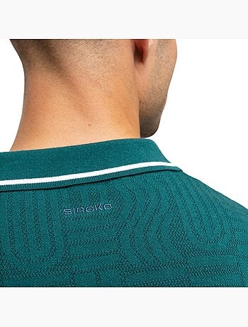 Polo da golf in maglia da uomo golf uomo trevino teal