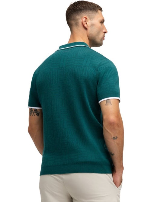 Polo da golf in maglia da uomo golf uomo trevino teal - Kiabi