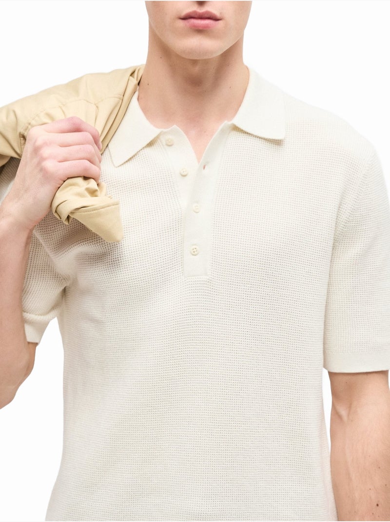 Polo da infilare - Calvin Klein Bianco sporco - Kiabi