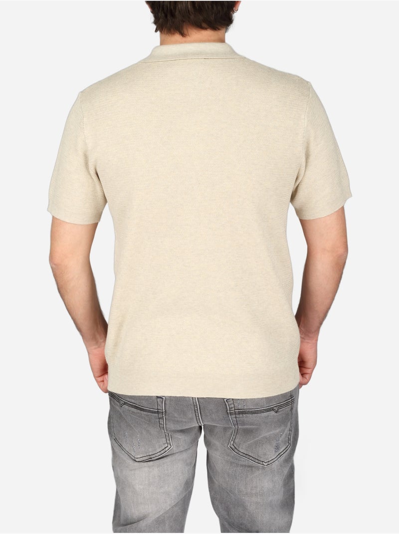 Polo da infilare - Frilivin Beige - Kiabi