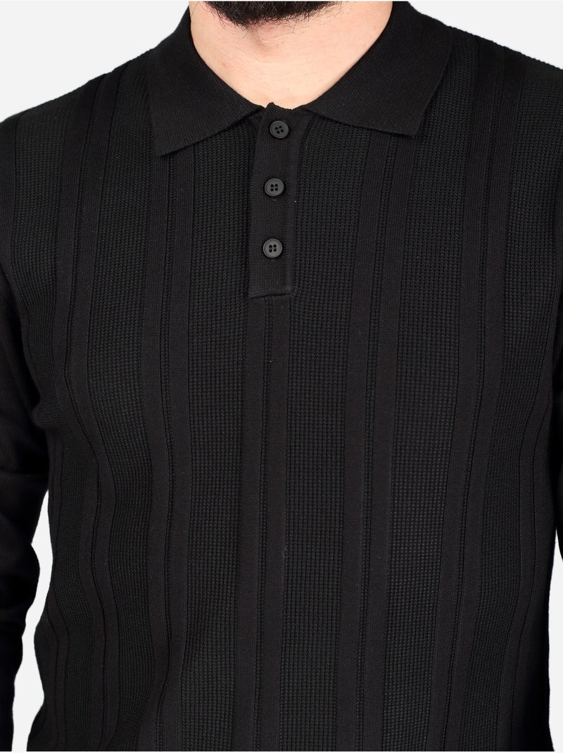 Polo da infilare - Frilivin Nero - Kiabi