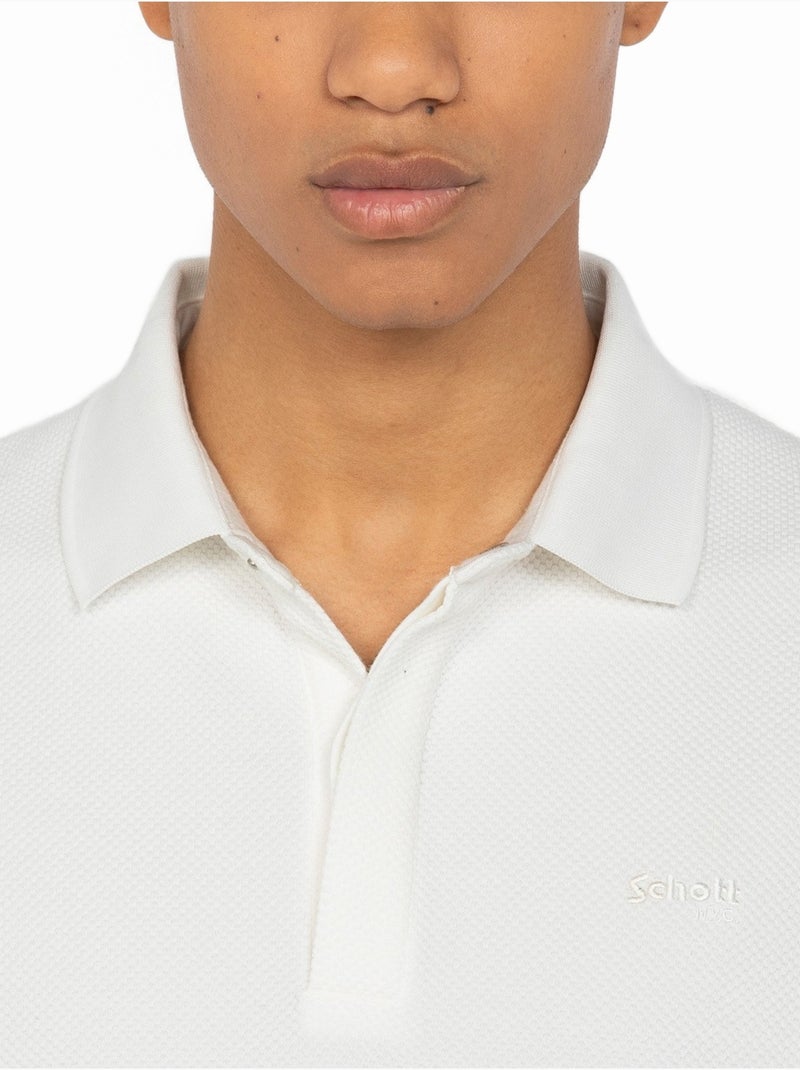 Polo da infilare - Schott Bianco - Kiabi