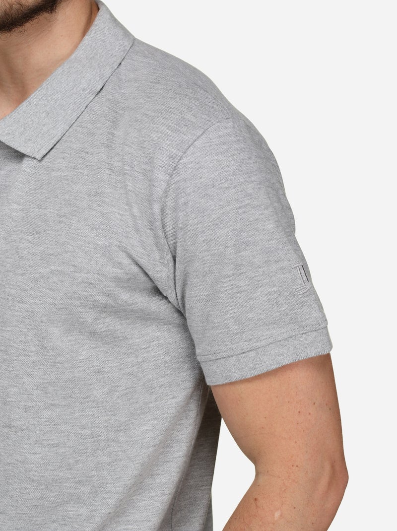 Polo da infilare - Torrente Grigio melangiato - Kiabi