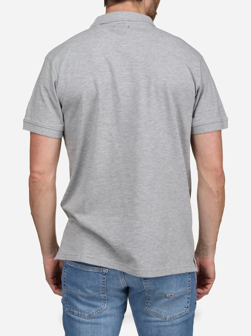 Polo da infilare - Torrente Grigio melangiato - Kiabi