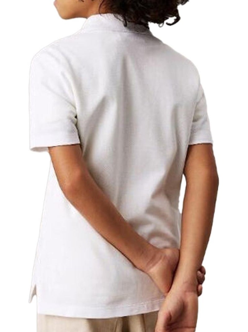 Polo da ragazzo Calvin Klein Jeans Essential Bianco - Kiabi