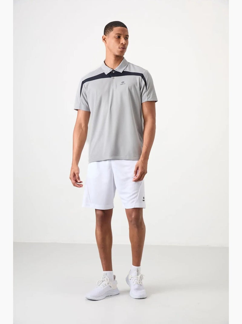 Polo da uomo a blocchi di colore tommy Grigio blu - Kiabi