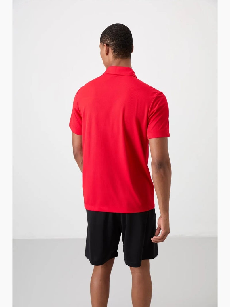 Polo da uomo a blocchi di colore tommy Rosso - Kiabi