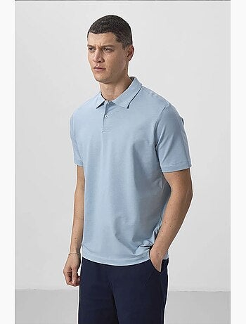 Polo da uomo in cotone ed elastan tommy