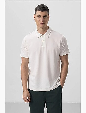 Polo da uomo in cotone ed elastan tommy