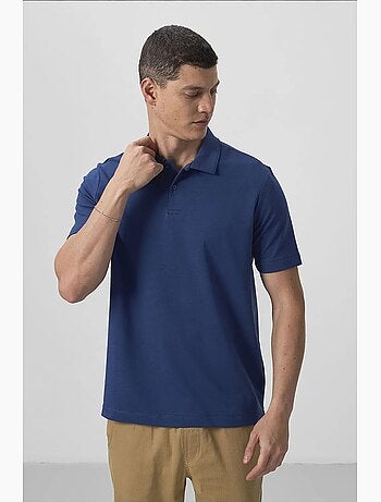 Polo da uomo in cotone ed elastan tommy