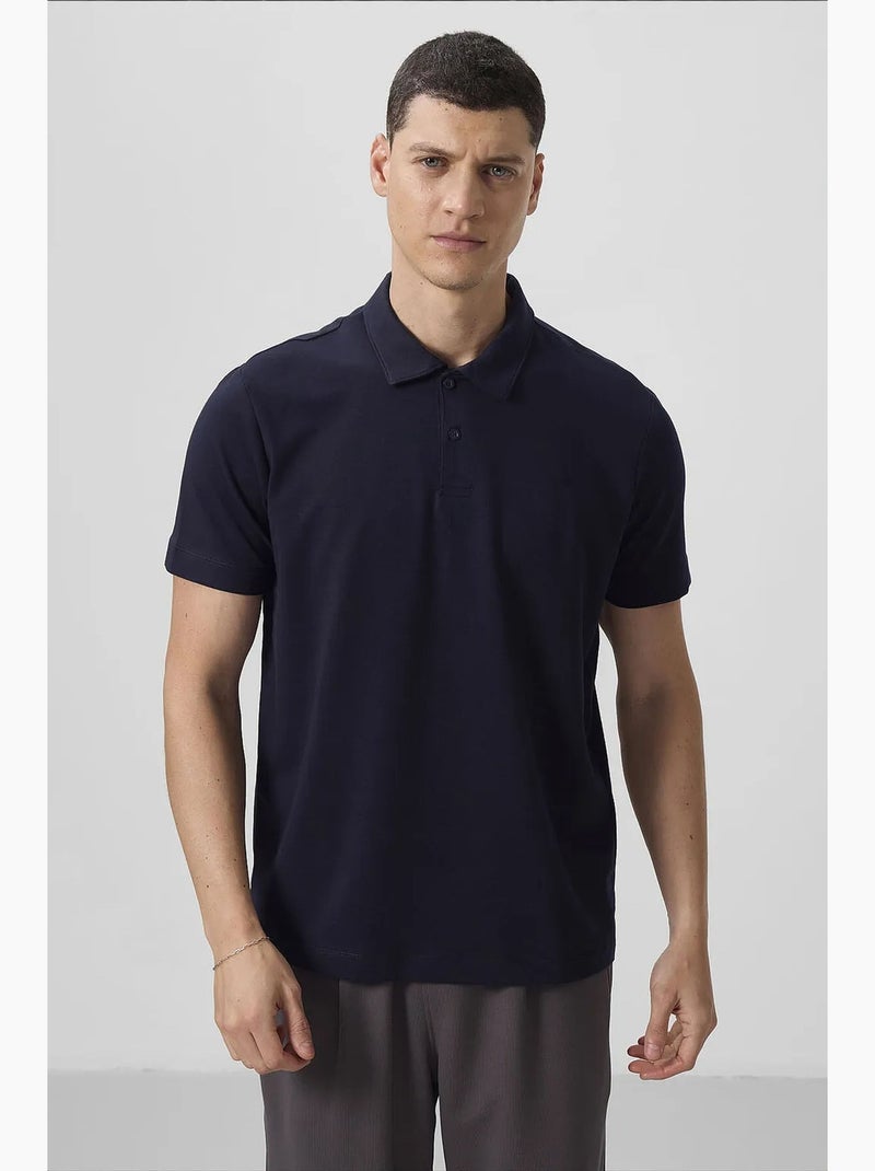 Polo da uomo in cotone ed elastan tommy Sabbia - Kiabi