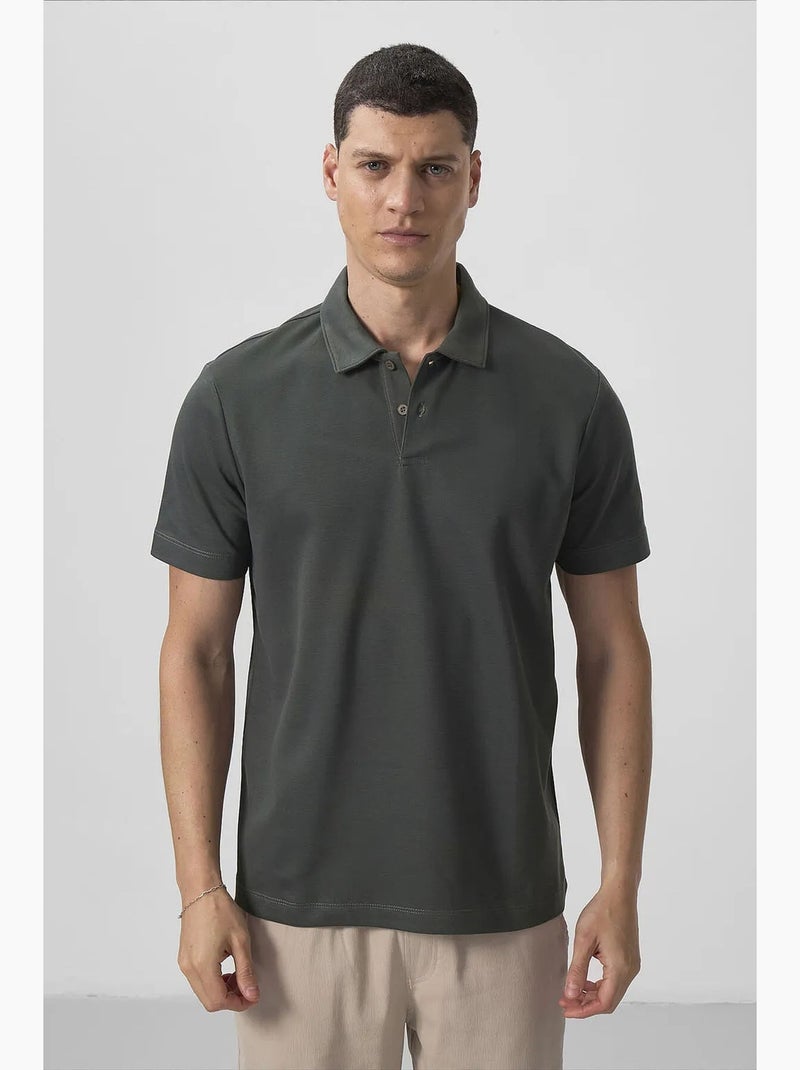 Polo da uomo in cotone ed elastan tommy Sabbia - Kiabi