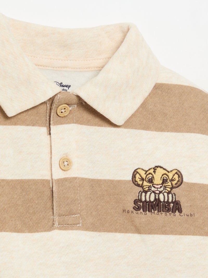 Polo 'Disney' in pile Beige - Kiabi