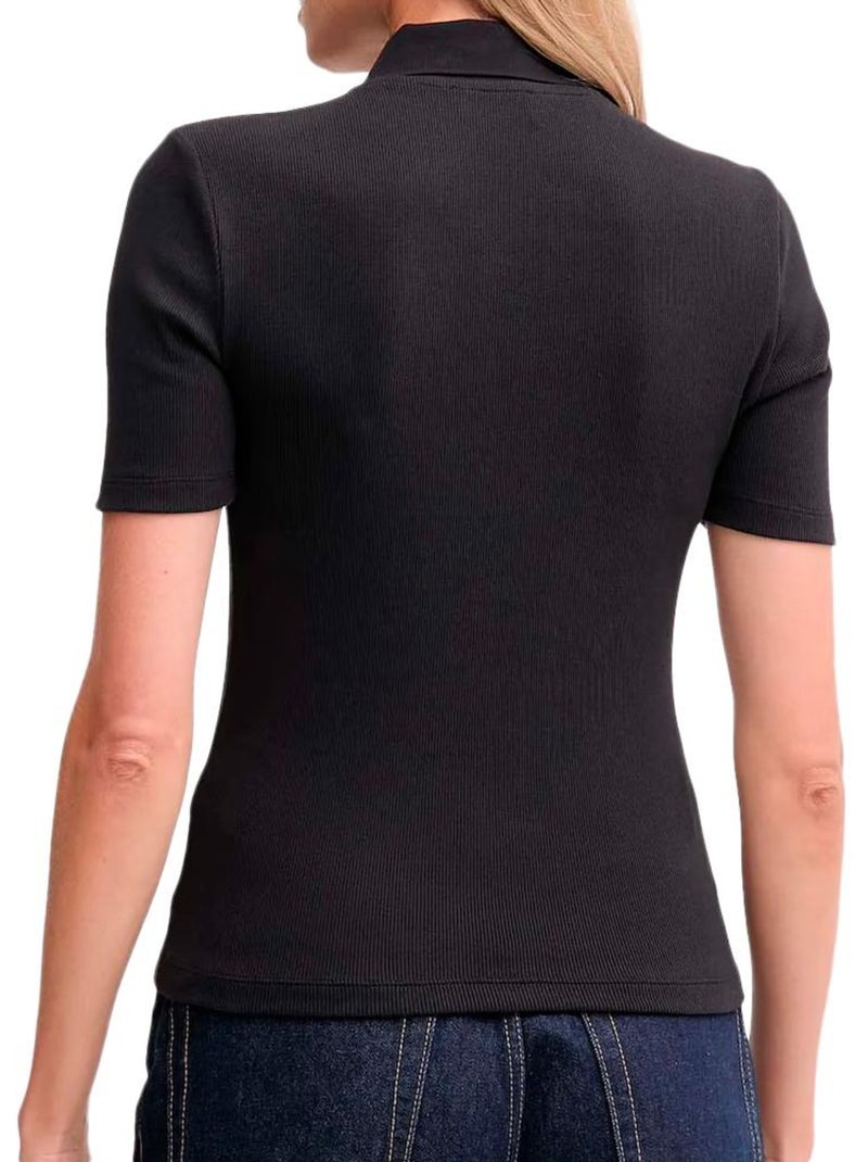 Polo Donna Calvin Klein Jeans Nero - Kiabi