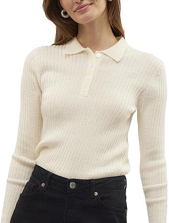 Polo Donna Maniche Lunghe Vero Moda