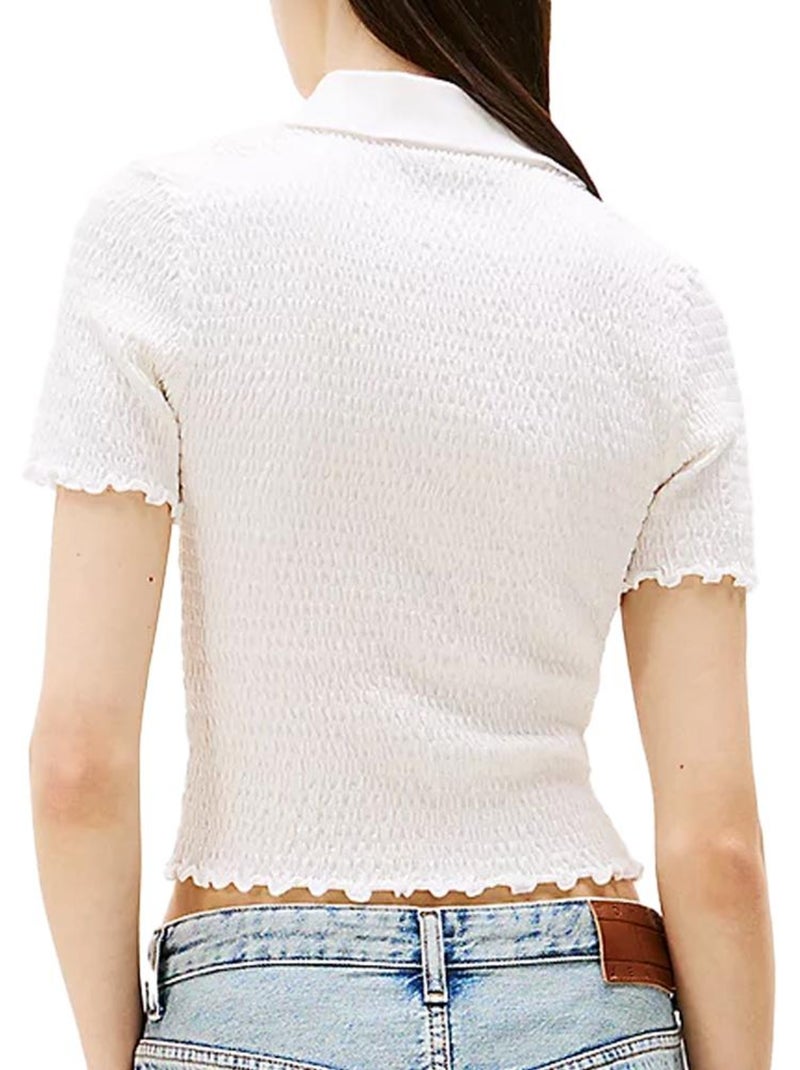 Polo donna tommy hilfiger Bianco - Kiabi