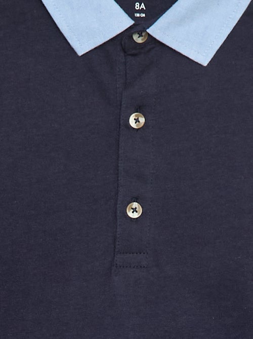 Polo effetto 2-in-1 a maniche corte - Kiabi