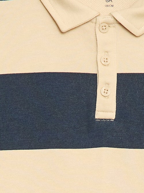 Polo felpa a righe - Kiabi