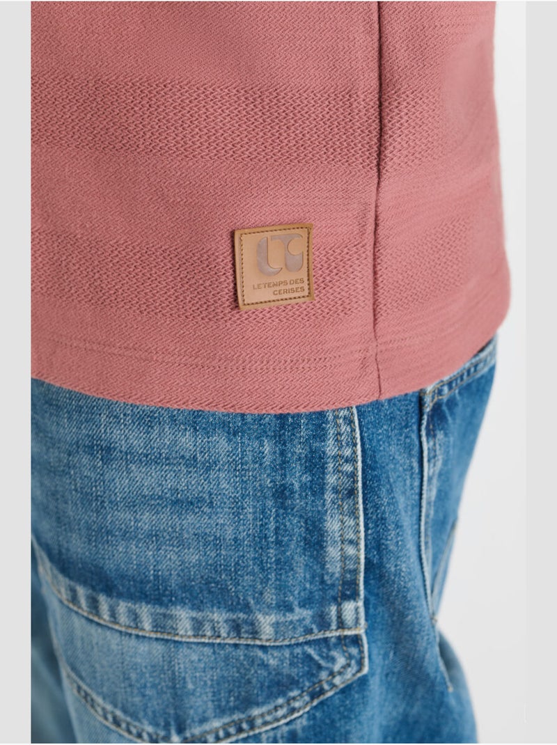 Polo impo 'le temps des cerises' Rosa - Kiabi
