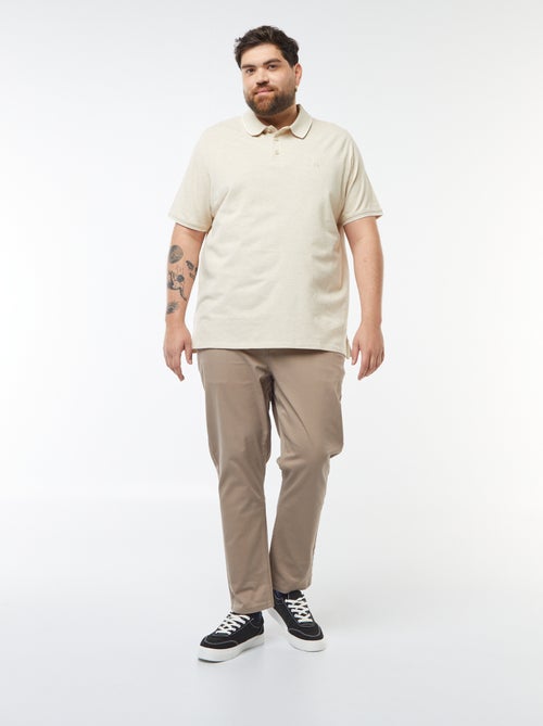 Polo in cotone a contrasto - Kiabi