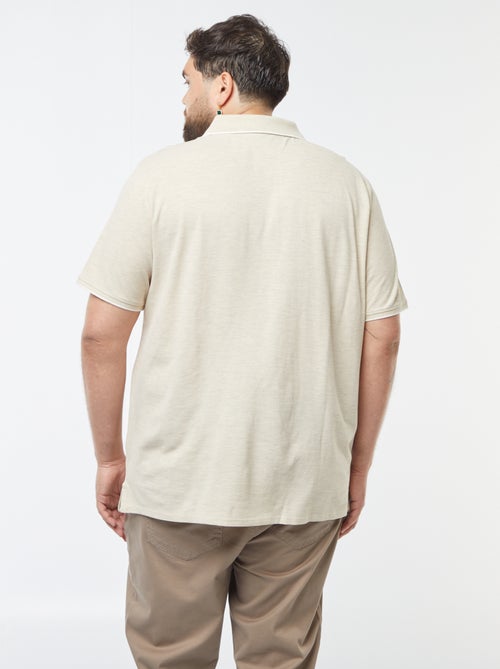 Polo in cotone a contrasto - Kiabi