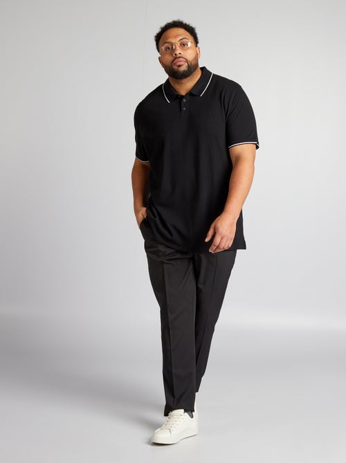 Polo in cotone a contrasto - Kiabi