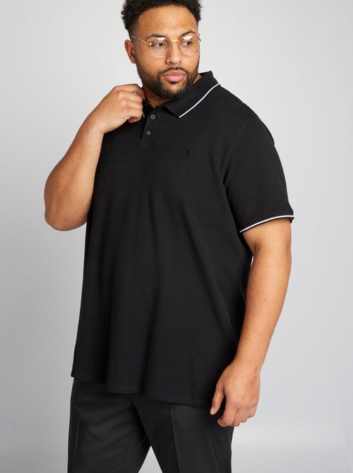 Polo in cotone a contrasto - Kiabi