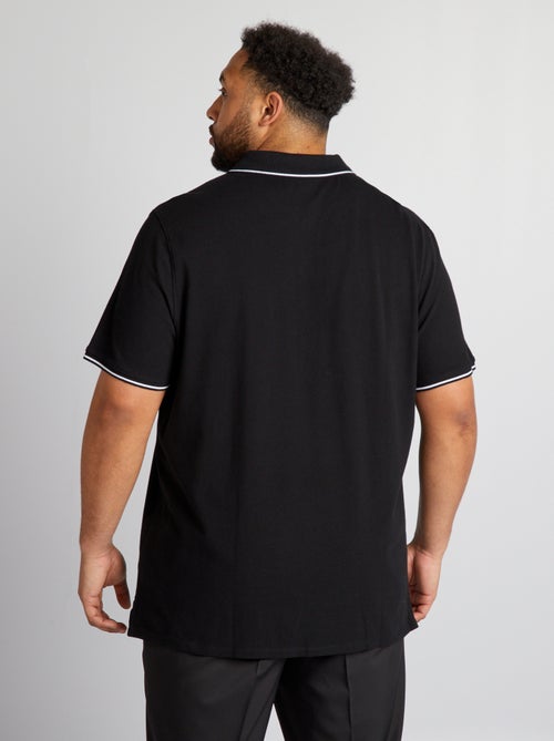 Polo in cotone a contrasto - Kiabi
