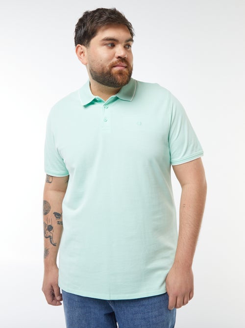 Polo in cotone a contrasto - Kiabi