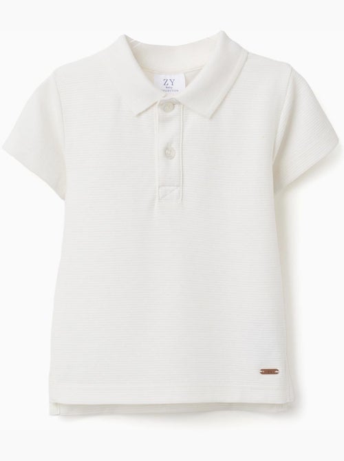 Polo in cotone a costine - Kiabi