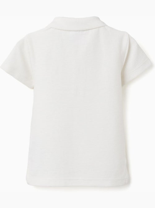 Polo in cotone a costine - Kiabi
