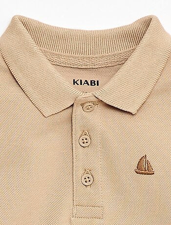 Polo in cotone piqué a maniche corte