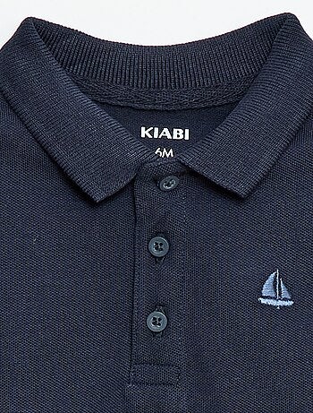 Polo in cotone piqué a maniche corte