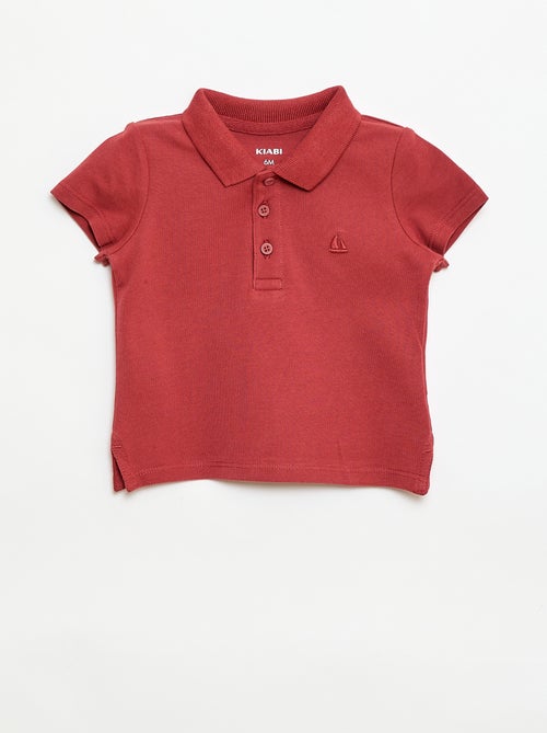 Polo in cotone piqué a maniche corte - Kiabi