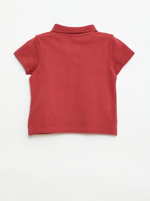 Polo in cotone piqué a maniche corte - Kiabi
