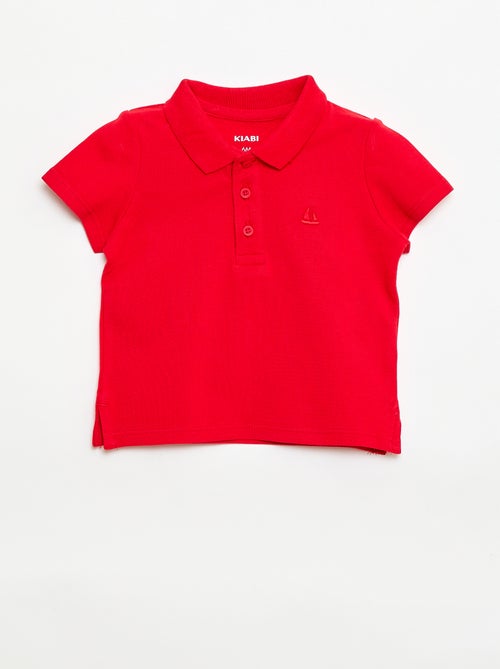 Polo in cotone piqué a maniche corte - Kiabi