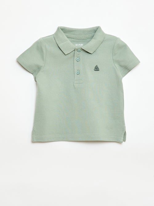 Polo in cotone piqué a maniche corte - Kiabi