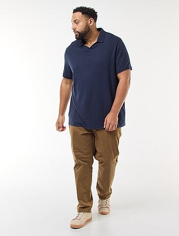 Polo in cotone stretch a maniche corte