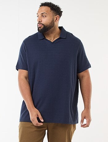 Polo in cotone stretch a maniche corte