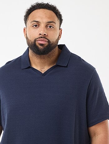 Polo in cotone stretch a maniche corte