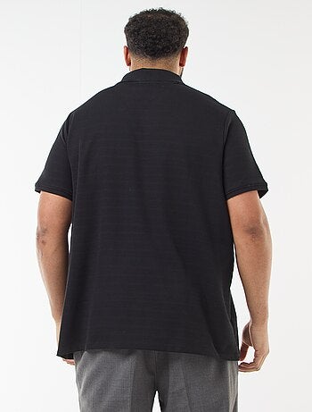 Polo in cotone stretch a maniche corte