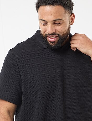 Polo in cotone stretch a maniche corte