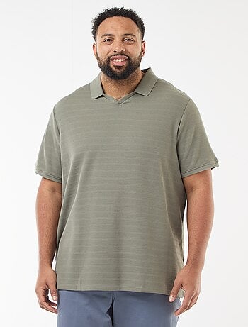 Polo in cotone stretch a maniche corte