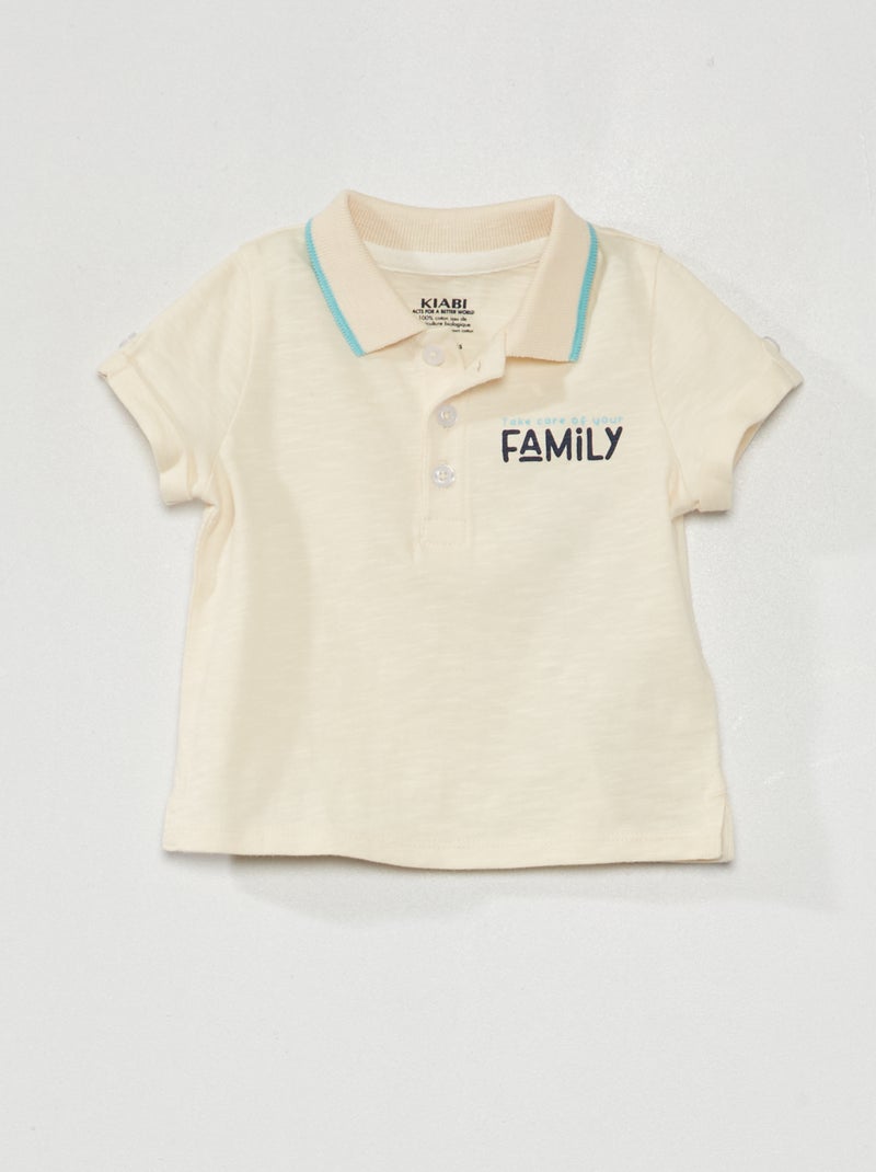 Polo in jersey BIANCO - Kiabi